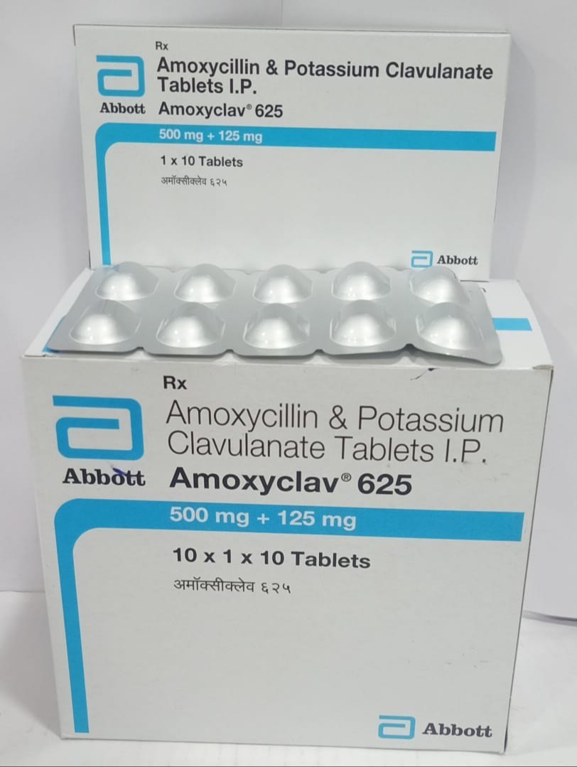 Amoxyclav 625 1*10 tablets