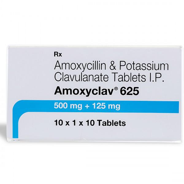 Amoxyclav 625 1*10 tablets