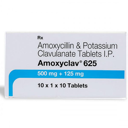 Amoxyclav 625 1*10 tablets