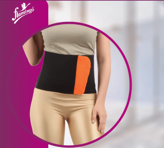 Abdominal Belt - 20 cm width Flamingo
