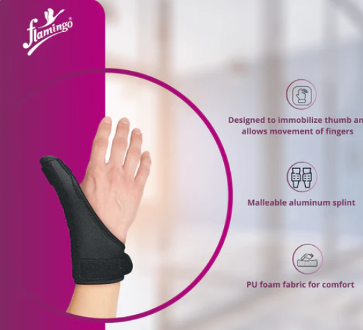 Thumb Spica Splint Flamingo