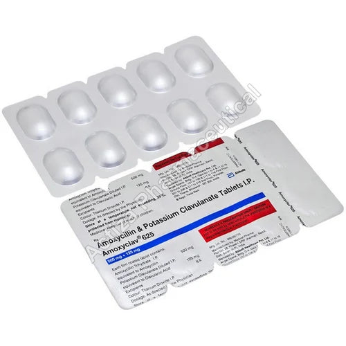 Amoxyclav 625 1*10 tablets