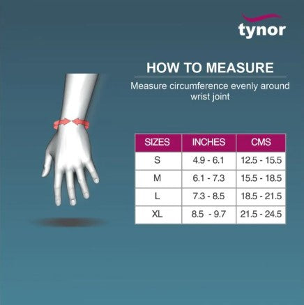 Tynor Wrist Splint Ambidextros (SUPPORTS HAND)